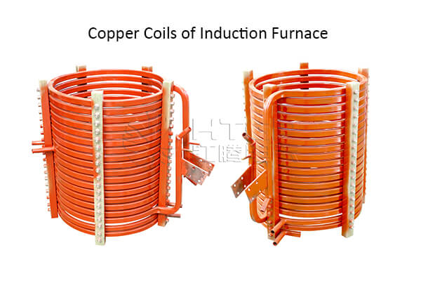 Hongteng 500kg induction furnace copper coils